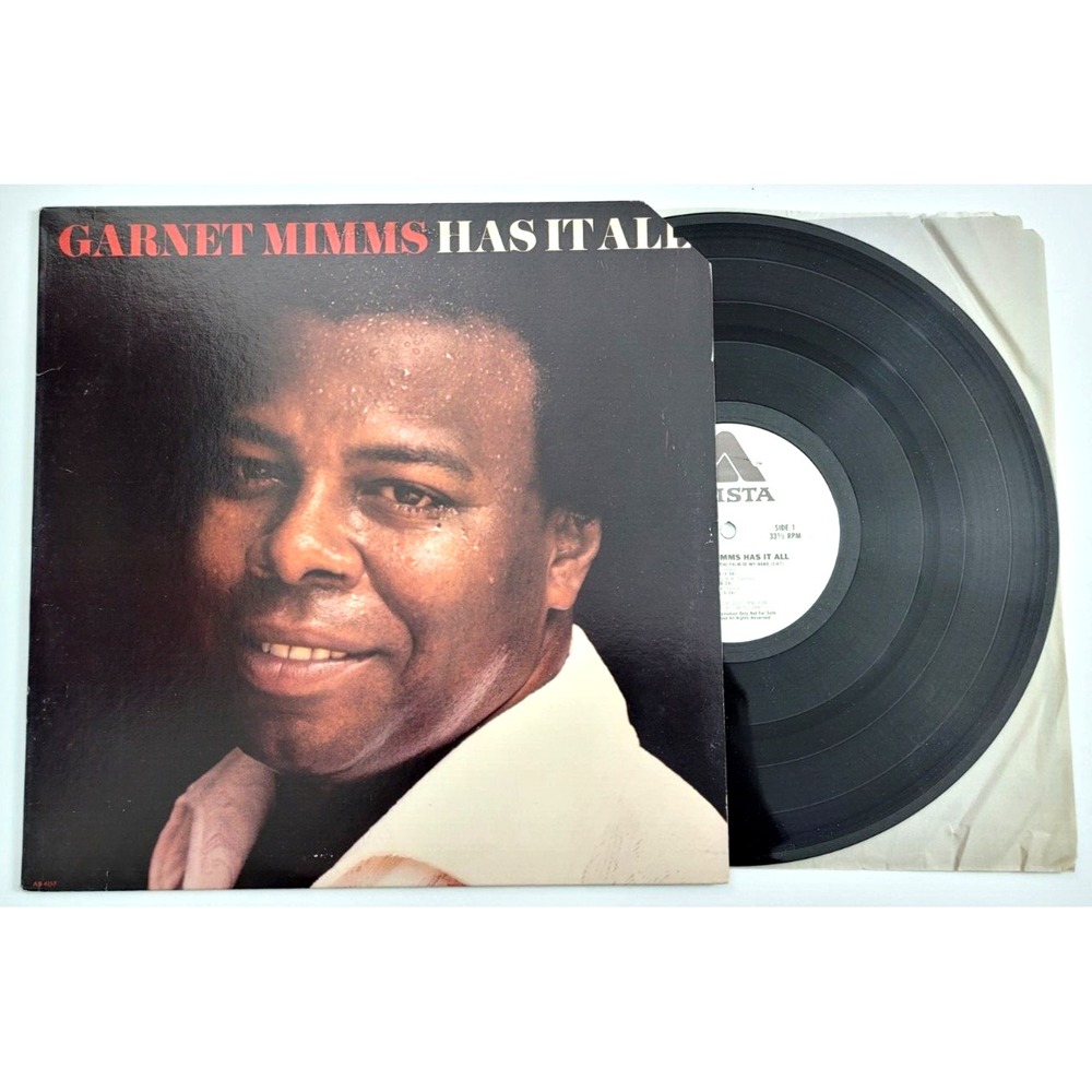 GARNET MIMMS - HAS IT ALL - SOUL LP / ARISTA *PROMO*